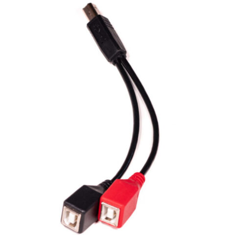 1010music USB B Splitter Cable for Bluebox