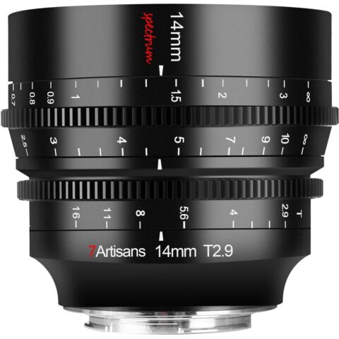7Artisans 14mm T2.9 Wide Angle Lens (E Mount)