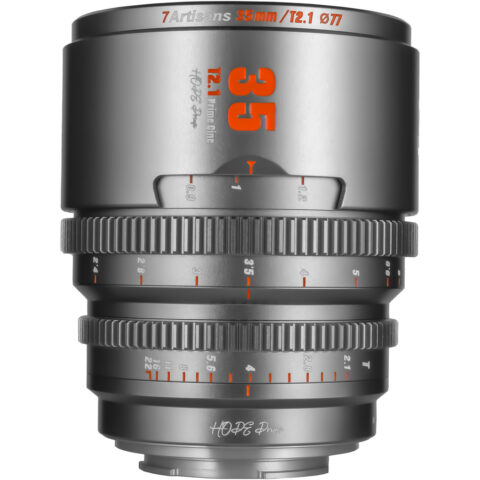 7Artisans HOPE 35mm T2.1 Cine Lens (MFT Mount, Grey)
