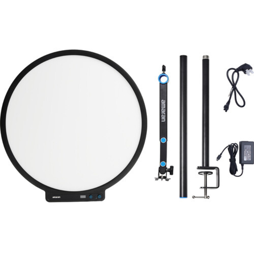 amaran Verge Max Bi-Color Round LED Light Panel (Charcoal), image 5