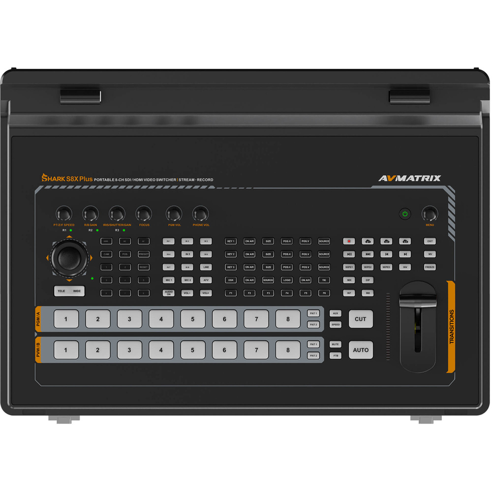 AVMATRIX SHARK S8X PLUS 8-Channel SDI/HDMI Portable Video Switcher, image 3