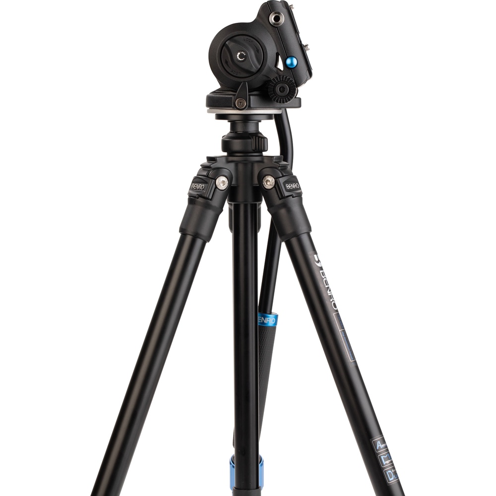Benro Aluminium Tripod with S2 PRO 60mm Flat Base Video Head, image 28