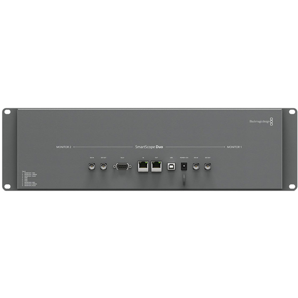 Blackmagic Design Smartscope Duo 4K Rack Mounted Dual 6G-SDI Monitors, image 3