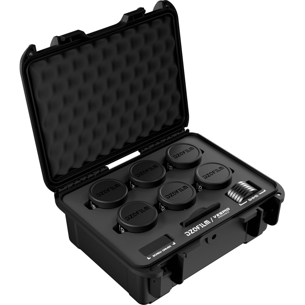 DZOFilm Vespid Prime2 T1.9 6-Lens Kit (PL Mount, Meters), image 2