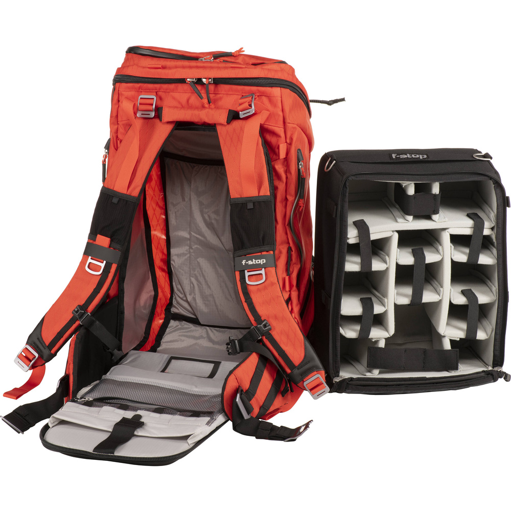 f-stop Tilopa DuraDiamond 50L Travel & Adventure Camera Backpack Bundle (Magma Red), image 9