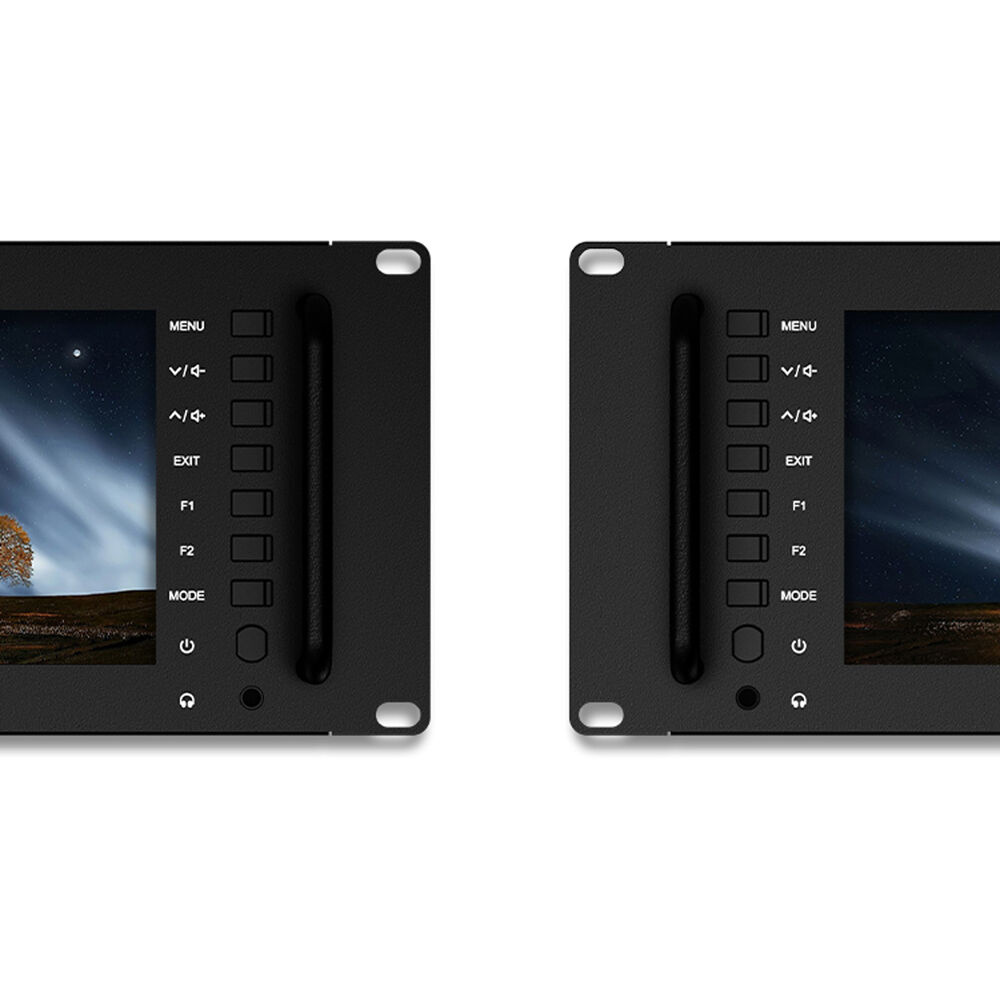 FeelWorld D71 PLUS Dual 7" 3 RU Rackmount 4K HDMI/SDI Monitor, image 6