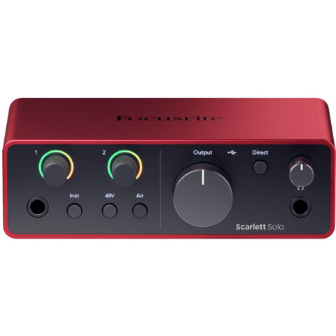 Focusrite Scarlett Solo USB-C Audio Interface (4th Generation)