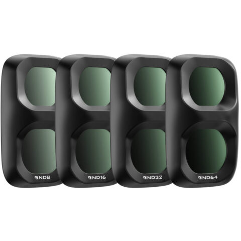 Freewell Standard Day Filters for Osmo Pocket 4P (4 Pack, Black)
