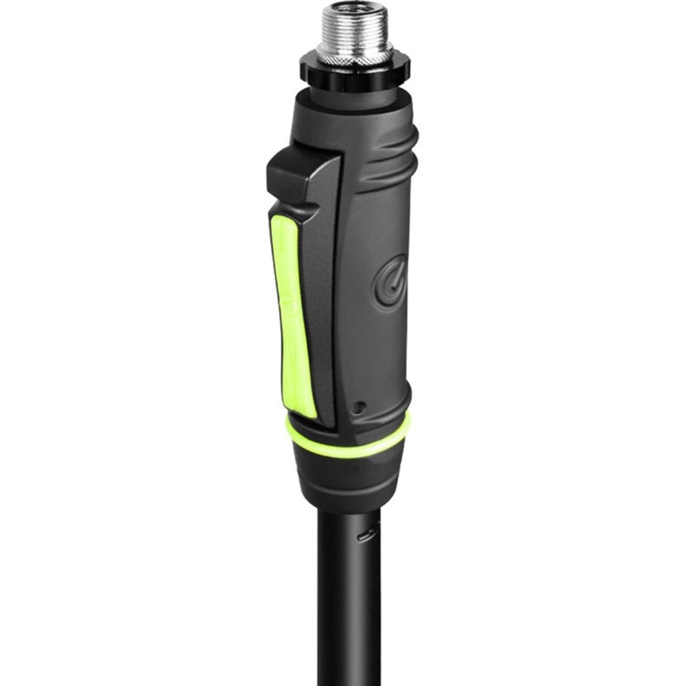 Gravity Microphone Stand with Round Base and One-Hand Clutch, image 3