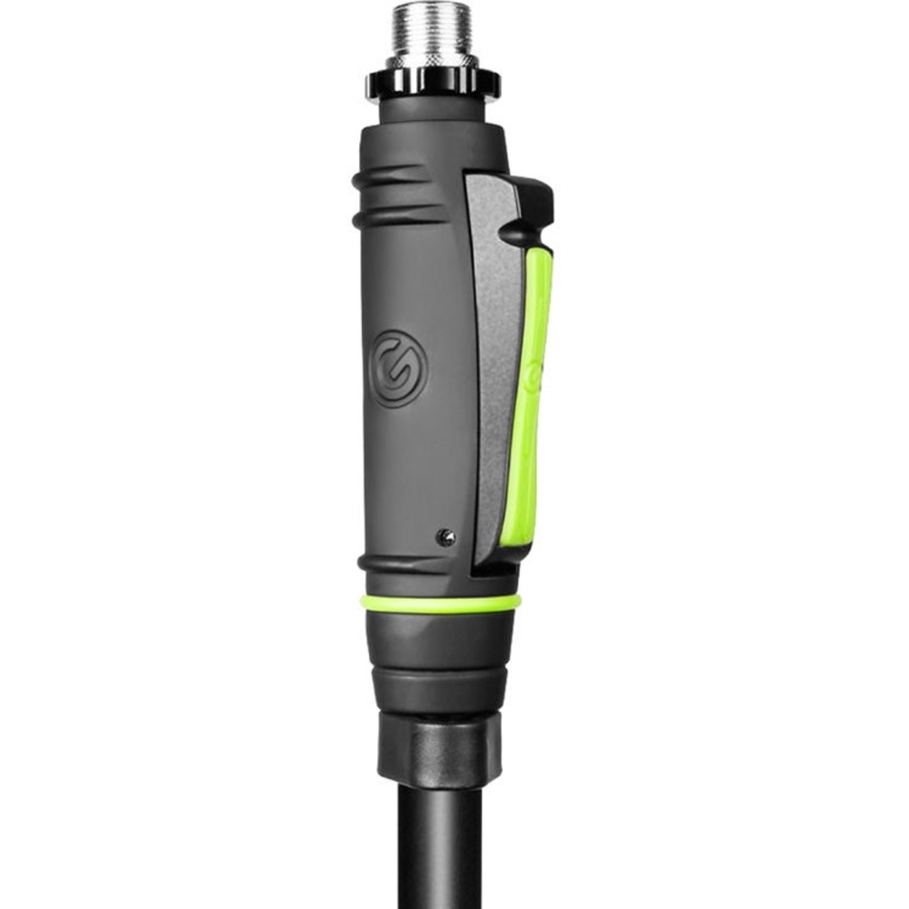 Gravity Microphone Stand with Round Base and One-Hand Clutch, image 5