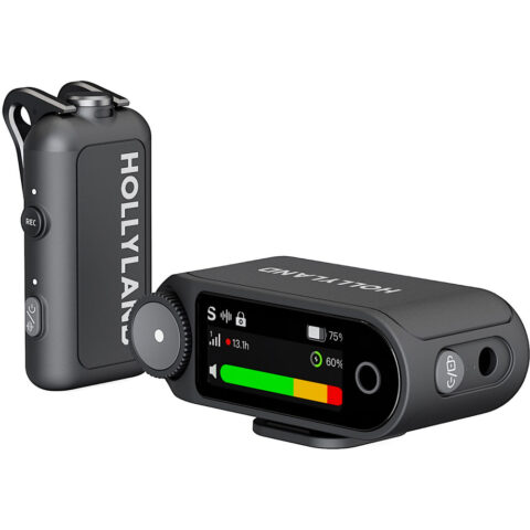 Hollyland LARK MAX 2 Solo Wireless Microphone System for Cameras (Space Gray)