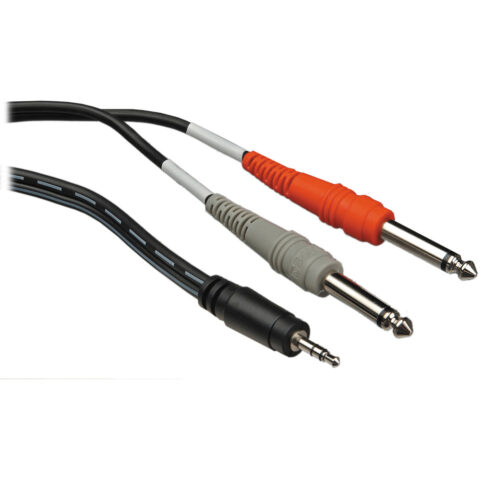 Hosa CMP-159 Mini Jack to 1/4'' Breakout Cable 10ft
