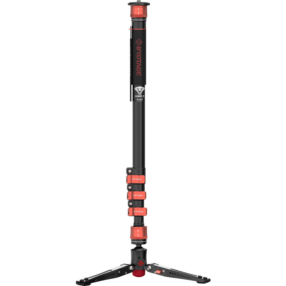iFootage Cobra 3 A180F Aluminium Monopod with Mini Tripod Base, image 5