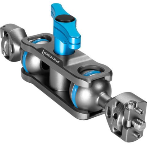 Kondor Blue 5.5" Cine Magic Arm with Double Ball Heads (1/4"-20, Space Gray)