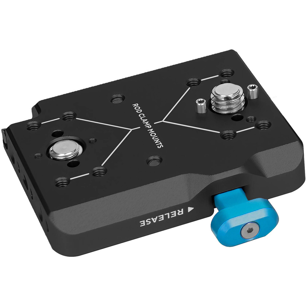 Kondor Blue Mini V-Mount Battery Plate (Raven Black), image 2