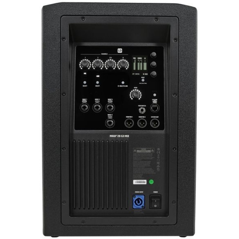 LD Systems MAUI 28 G3 MIX Portable 2060W Powered Column PA System (Black), image 13