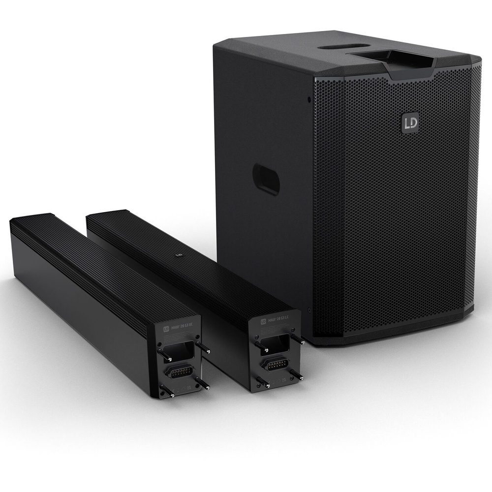 LD Systems MAUI 28 G3 MIX Portable 2060W Powered Column PA System (Black), image 8