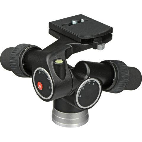 Manfrotto 405 3-Way Geared Pan-and-Tilt Head with 410PL Quick Release Plate