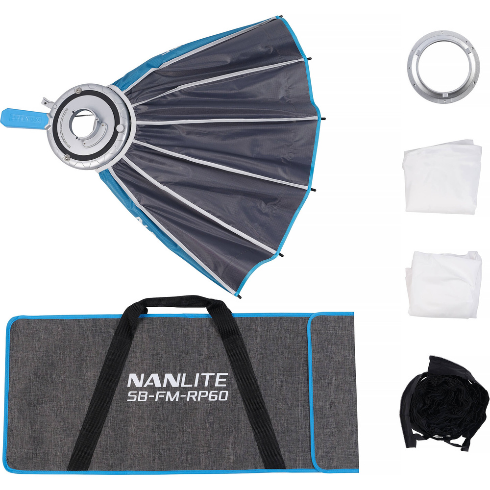 Nanlite Rapid 60 FM Mount Softbox (23.6"), image 9