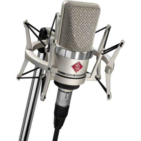 Neumann TLM 102 Studio Set Large Diaphragm Studio Condenser Microphone (Nickel)