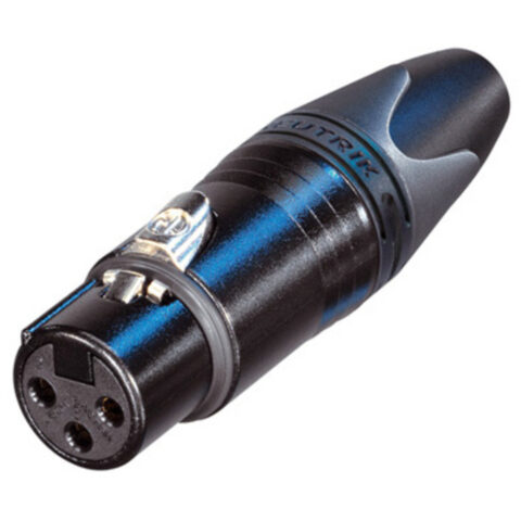 Neutrik NC3FXX-B Connector - Gold Contacts