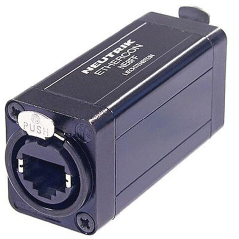 Neutrik NE8FF etherCON RJ45 Feed-Through Coupler for Cable Extensions