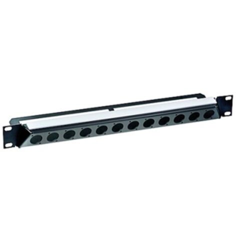 Neutrik NU-NZP1RU-12 Panel 1RU D-shape Housing