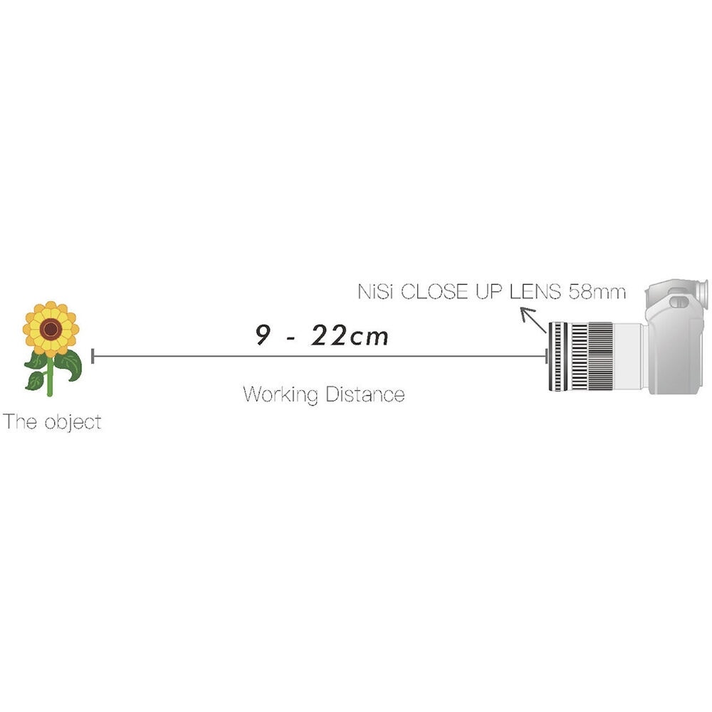 NiSi 58mm Close-Up NC Lens Kit with 49 and 52mm Step-Up Rings, image 4