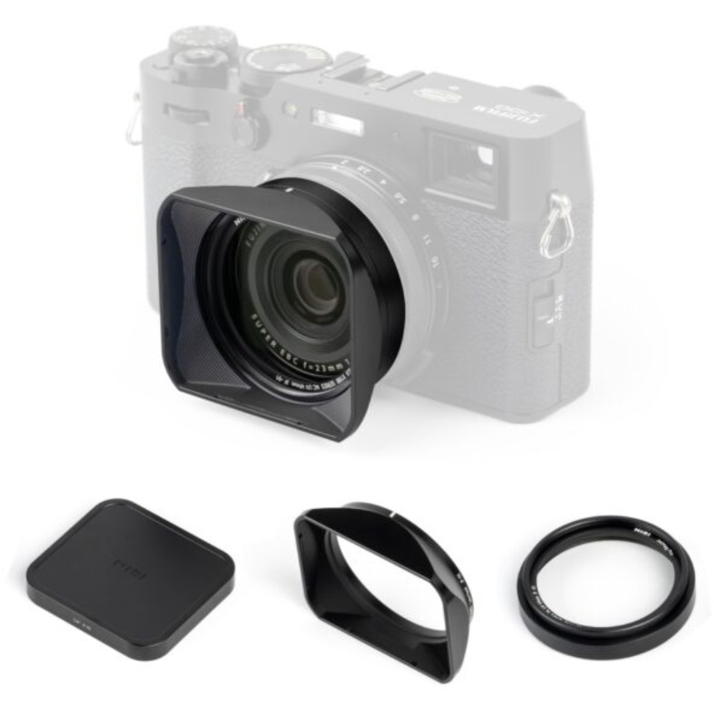 NiSi JetMag Pro Lens Hood Kit for Fuji X100 Series (Black)
