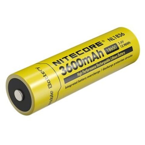Nitecore NL1836 Li-Ion Rechargeable 18650 Battery (3,600mAh)