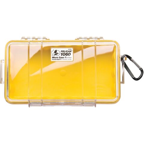Pelican 1060 Micro Case (Yellow/Clear)