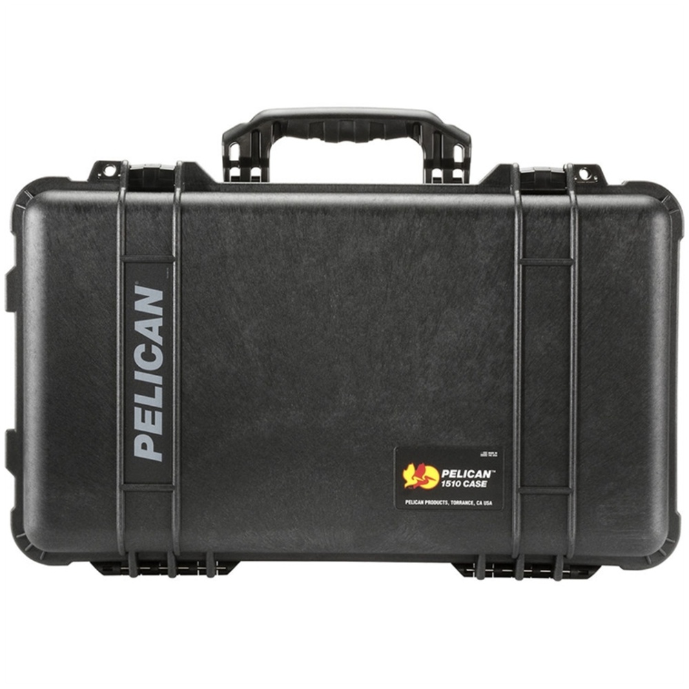 Pelican 1510SC Studio Case with Lid Organizer and Yellow Divider Set (Black), image 4