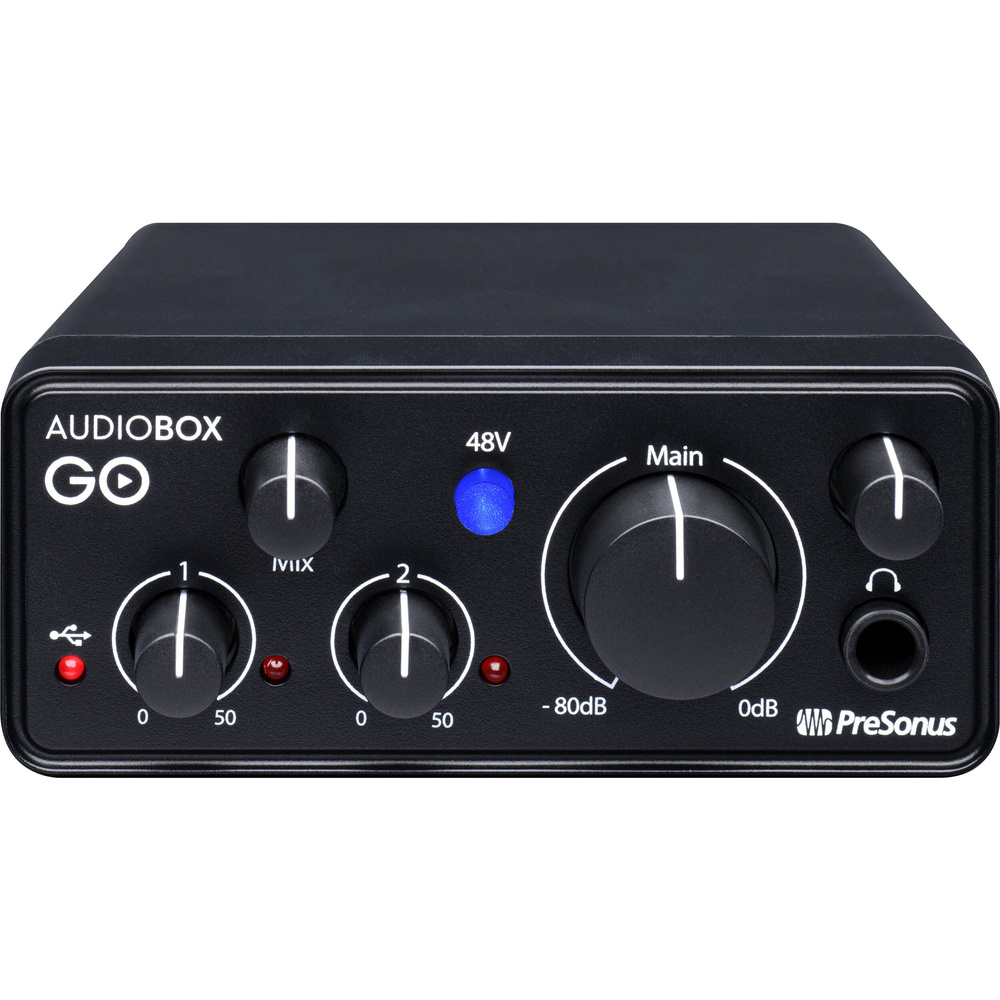PreSonus AudioBox GO Ultracompact 2x2 USB Type-C Audio Interface, image 2