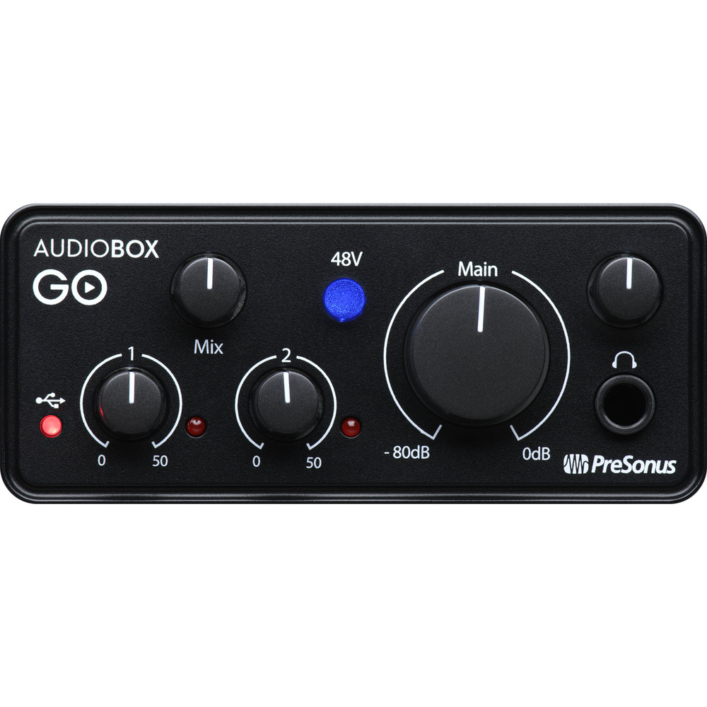 PreSonus AudioBox GO Ultracompact 2x2 USB Type-C Audio Interface, image 3