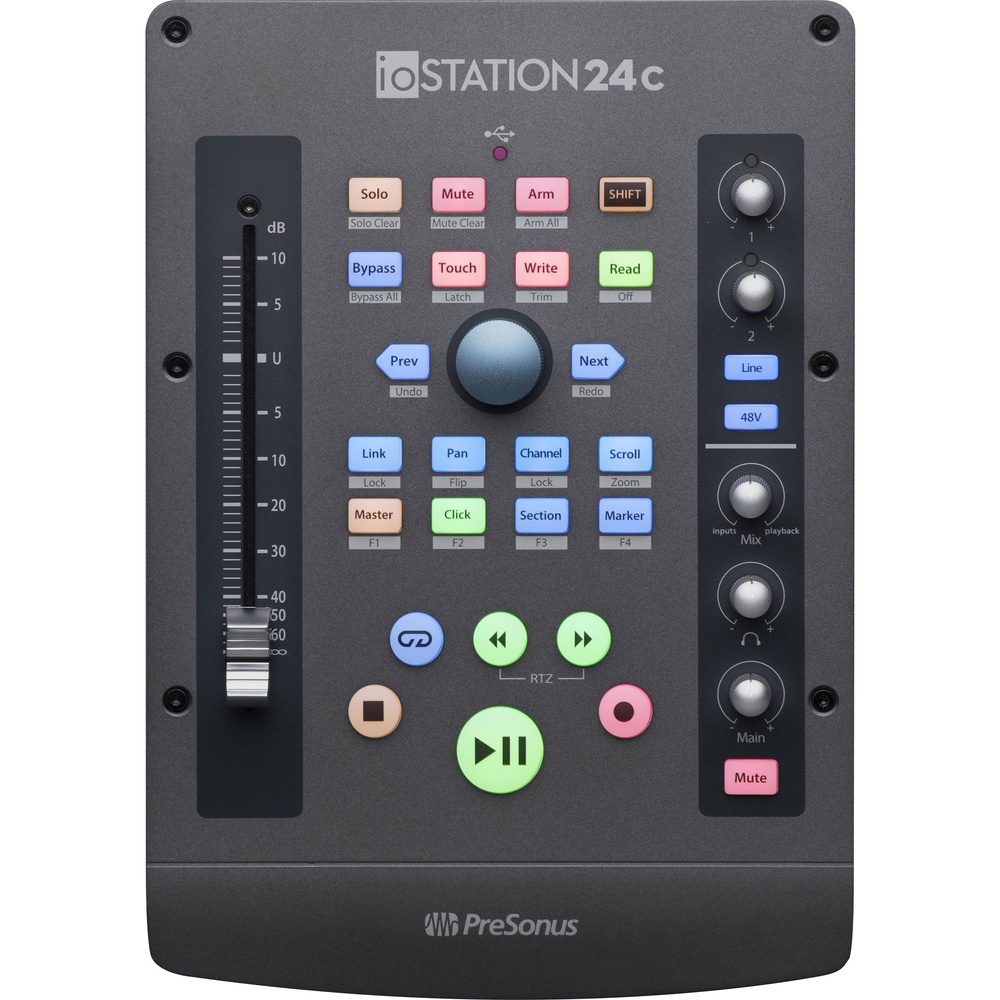 PreSonus ioStation 24c 2x2 USB-C Audio Interface and Production Controller, image 2
