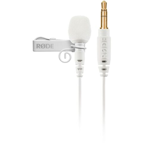 Rode Lavalier GO Omnidirectional Lavalier Microphone for Wireless GO Systems (White)