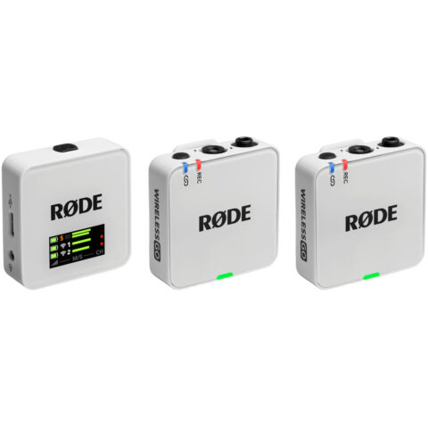 RODE Wireless GO Compact Wireless Microphone System (Gen 3, White)