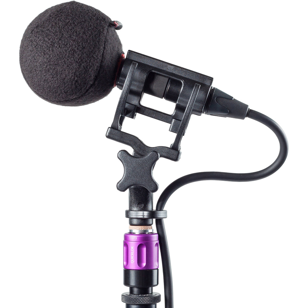 Rycote Baseball Felt-Covered Windscreen (Black, 19/20mm, Single), image 3