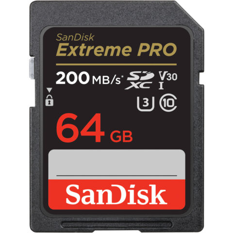SanDisk 64GB Extreme PRO UHS-I SDXC Memory Card (200 MB/s)
