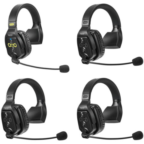 Saramonic WiTalk-WT4S 4-Person Wireless Intercom System with Single-Ear Headsets (1.9 GHz)