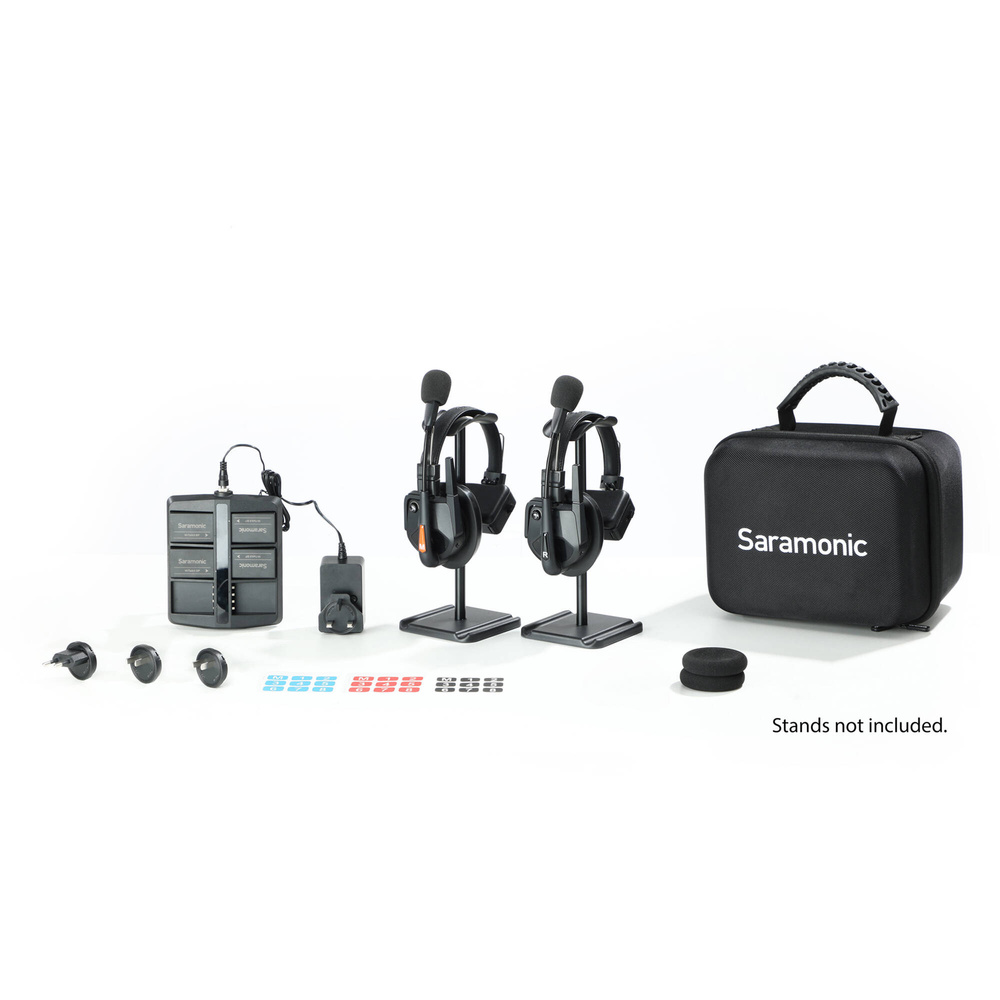 Saramonic WiTalk9-2S 2-Person Full-Duplex Wireless Intercom System with Single-Ear Headsets (1.9 GHz), image 13