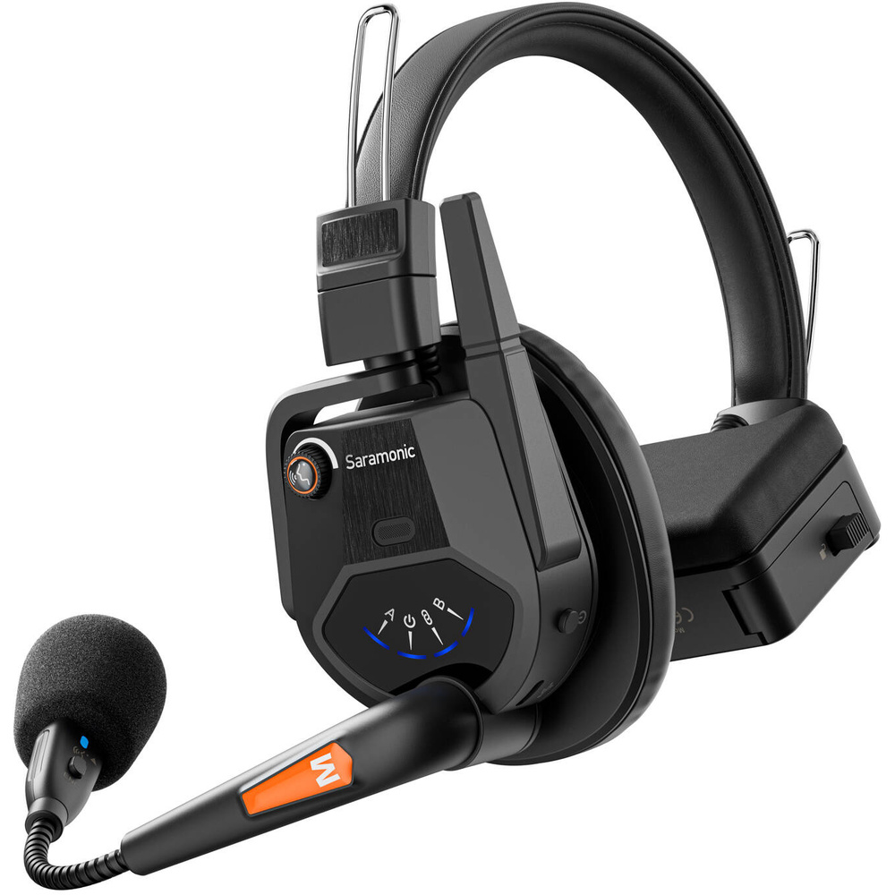 Saramonic WiTalk9-2S 2-Person Full-Duplex Wireless Intercom System with Single-Ear Headsets (1.9 GHz), image 2
