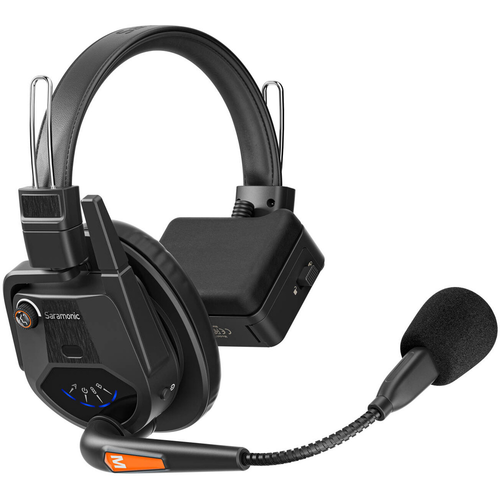 Saramonic WiTalk9-2S 2-Person Full-Duplex Wireless Intercom System with Single-Ear Headsets (1.9 GHz), image 3