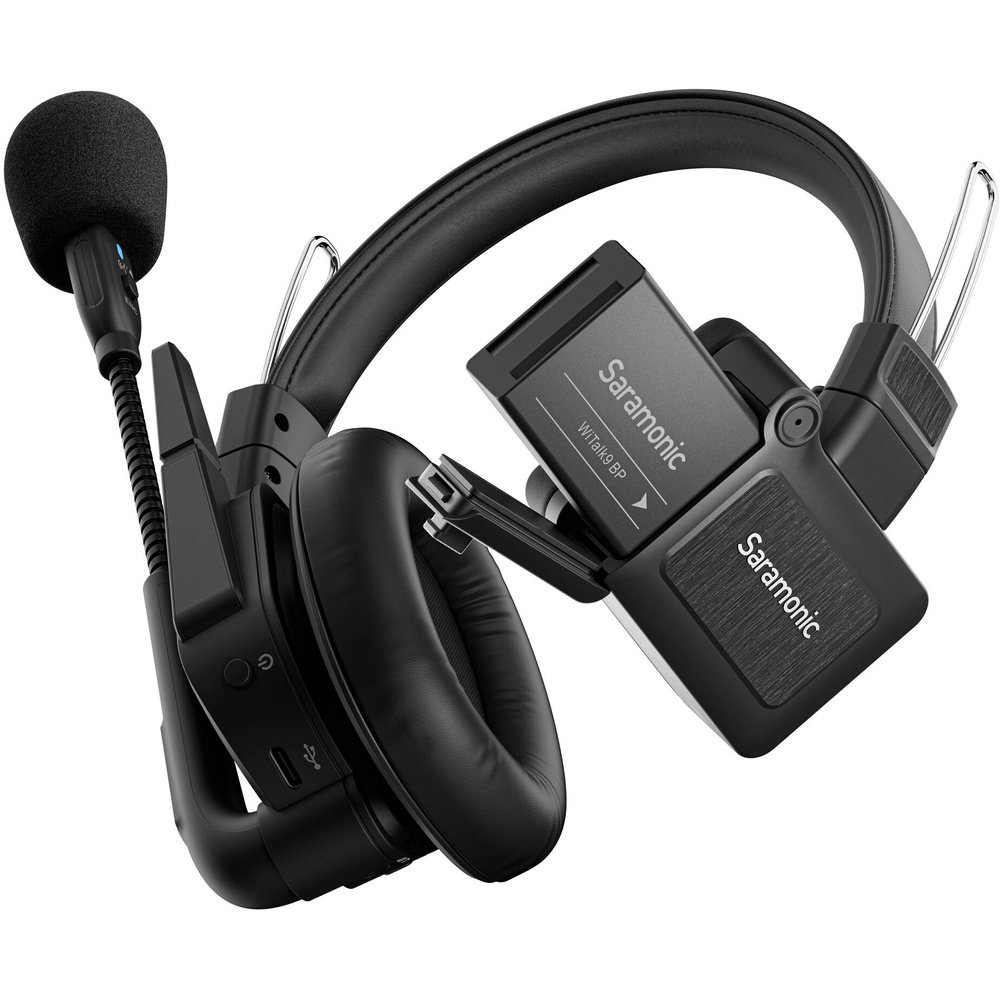Saramonic WiTalk9-4S 4-Person Full-Duplex Wireless Intercom System with Single-Ear Headsets (1.9 GHz), image 10