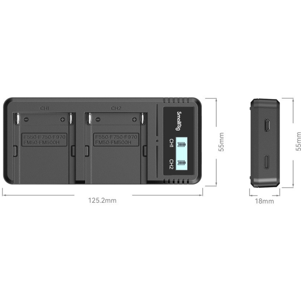 SmallRig 4086 NP-F970 Camera Battery Charger, image 4