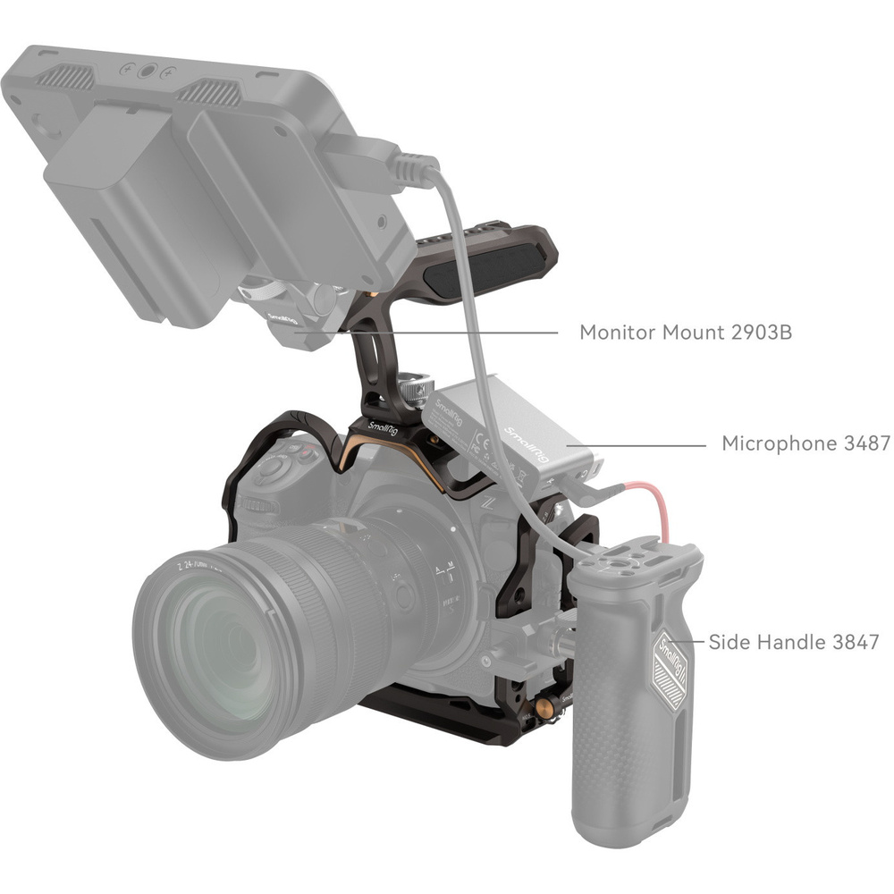 SmallRig 4317 Night Eagle Cage Kit for Nikon Z8, image 5