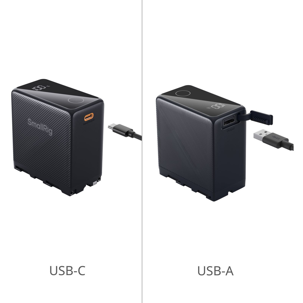 SmallRig 4469 NP-F970 USB-C Rechargeable Camera Battery (Black), image 2