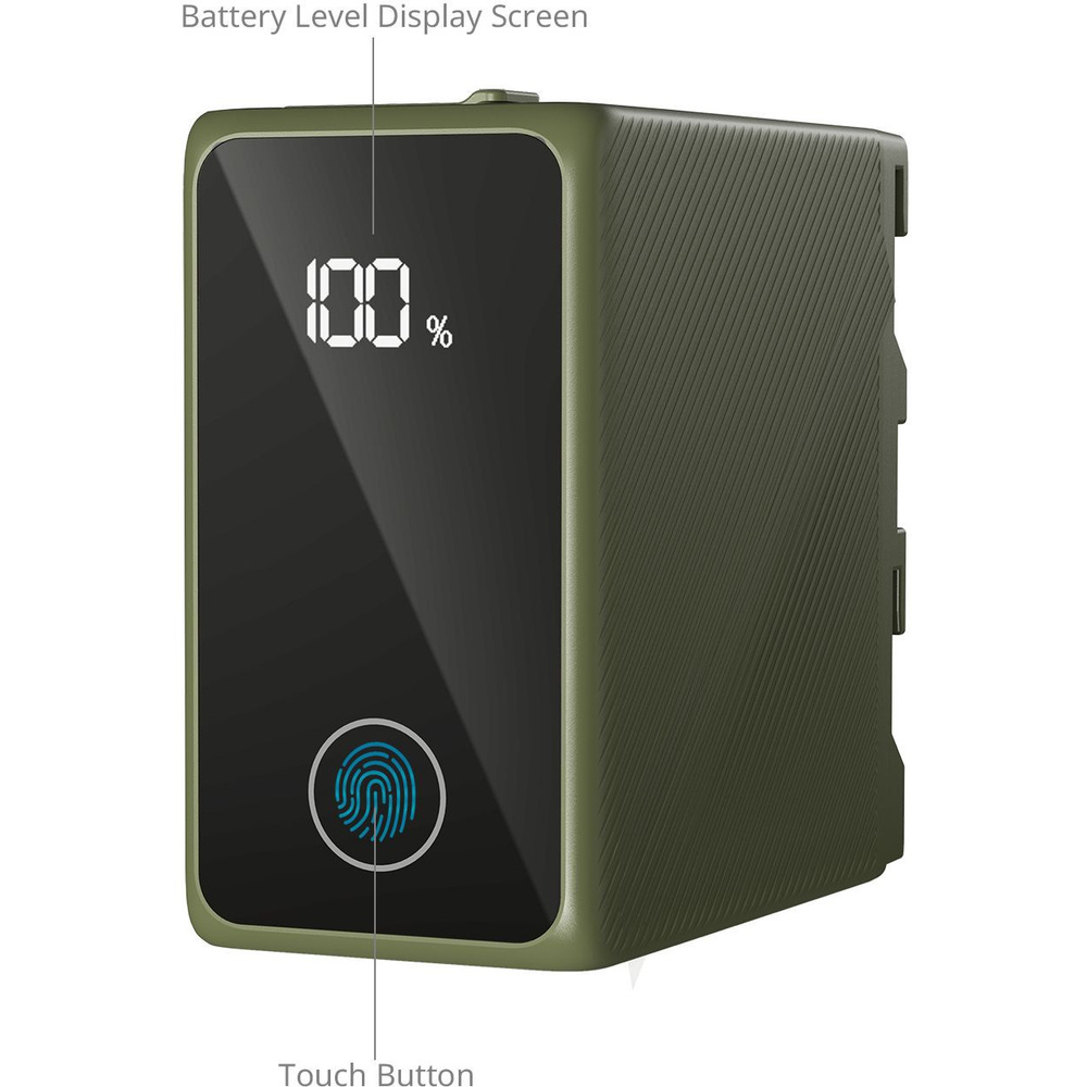 SmallRig 4577 NP-F970 USB-C Rechargeable Camera Battery (Green), image 3