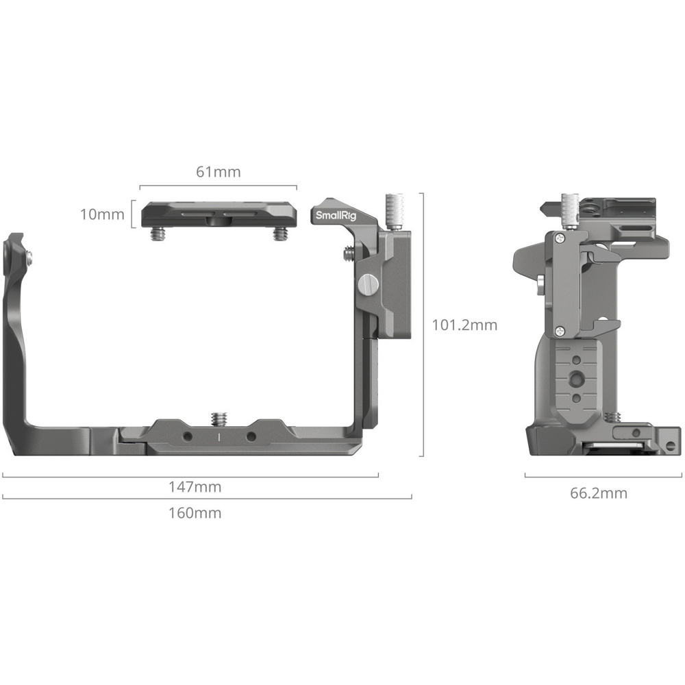 SmallRig 4770 HawkLock Quick Release Cage Kit for Sony FX3/FX30, image 2