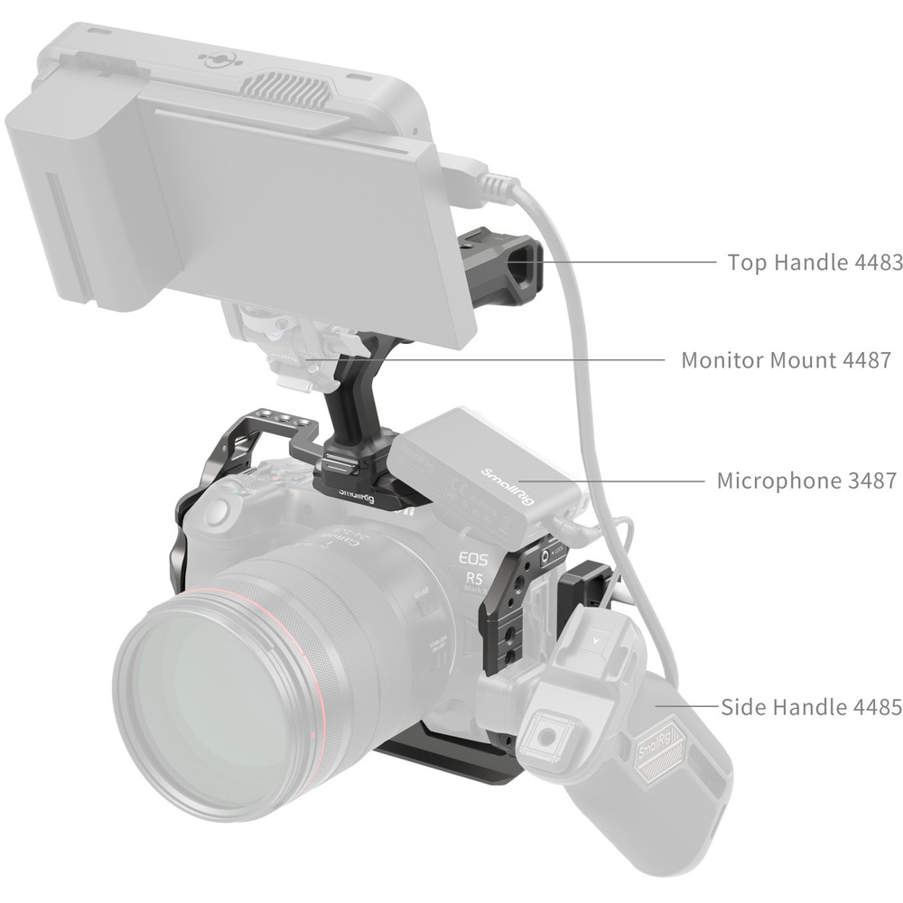 SmallRig 5029B HawkLock Quick Release Cage Kit for Canon EOS R5 Mark II, image 5